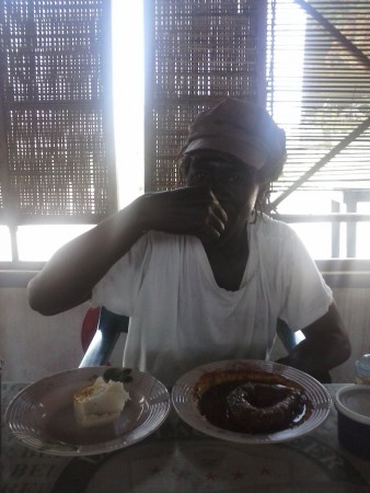 Au menu, du poisson avec de la pâte d'igname